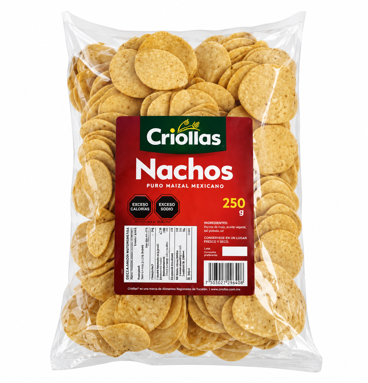 Nachos Criollas  250 gramos